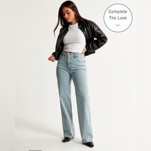 Abercrombie curve love 90s relaxed jeans